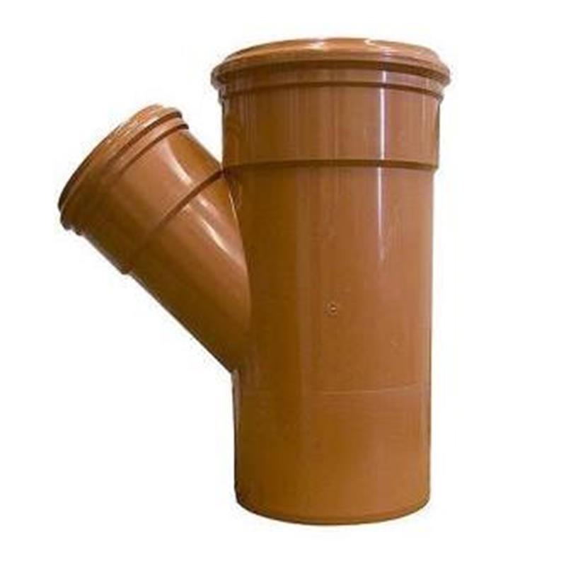 Pipelife Underground 45° Double Socket Reducing Branch (UG6D218)