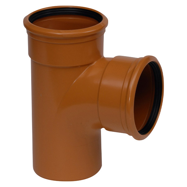 Pipelife Underground 87.5° Double Socket Branch 160mm (UG6D190)