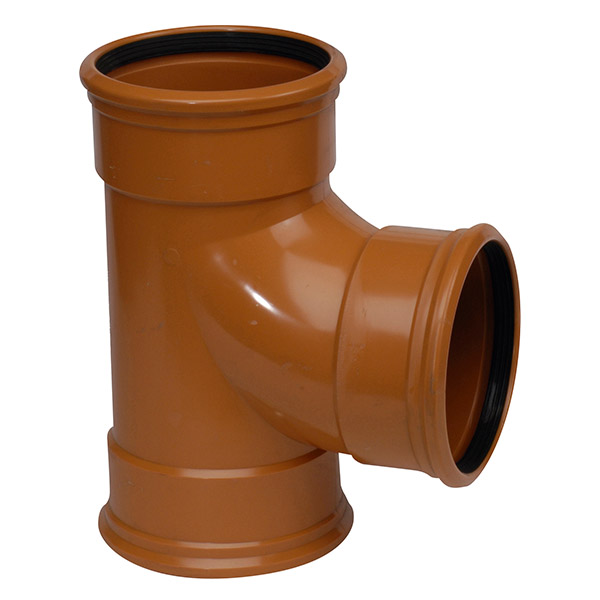 Pipelife Underground 90° Triple Socket Branch 160mm (UG6D191)