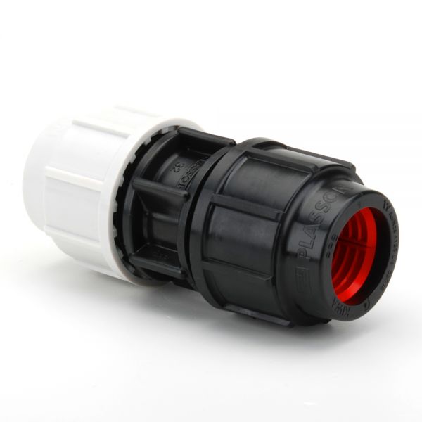 Plasson Imp/Metric Coupler-3/8" x 20mm