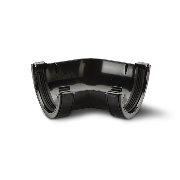 Polypipe 112mm 90° Half Round Gutter Angle (RR103B)