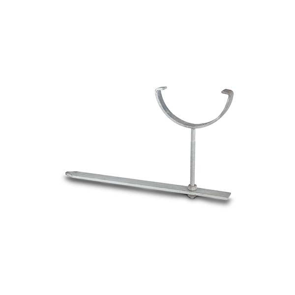 Polypipe 112mm Half Round Rise & Fall Bracket Galvanised (RR111)