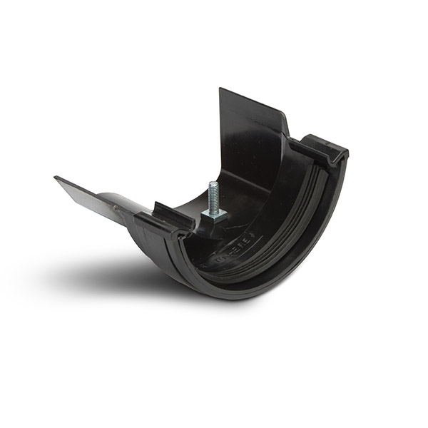 Polypipe 112mm Half Round To Metal Ogee Adaptor Left Hand (RR117) image 1