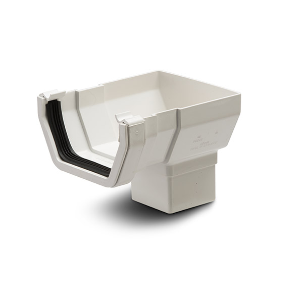 Polypipe 112mm Square Stop End Outlet (RS206) image 2