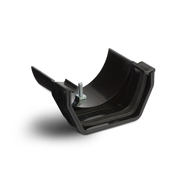 Polypipe 112mm Square To Half Round Gutter Adaptor (RS216)