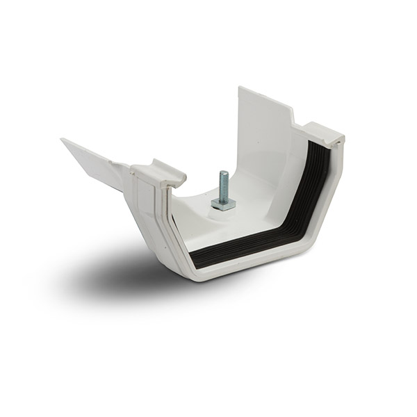 Polypipe 112mm Square To Metal Ogee Adaptor Left Hand (RS217)