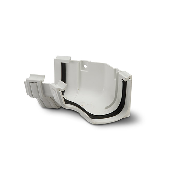 Polypipe 130mm Ogee Gutter 135° Internal Angle (ROG14W)