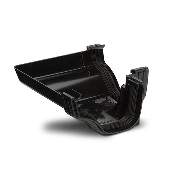 Polypipe 130mm Ogee Gutter 90° External Angle (ROG03B)