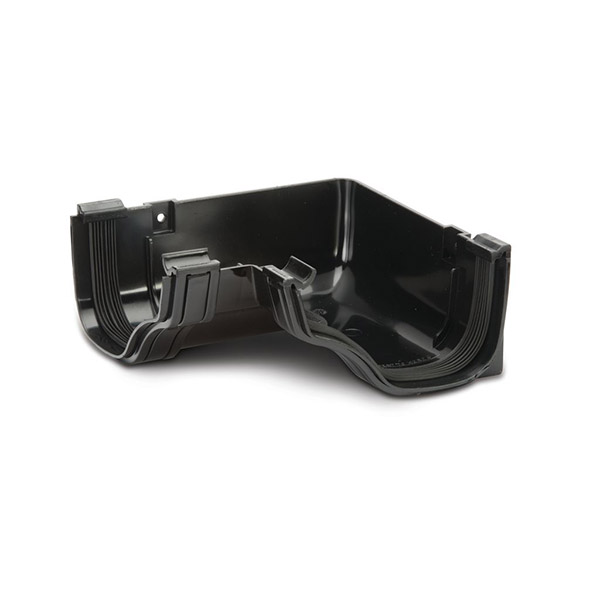 Polypipe 130mm Ogee Gutter 90° Internal Angle (ROG13B)