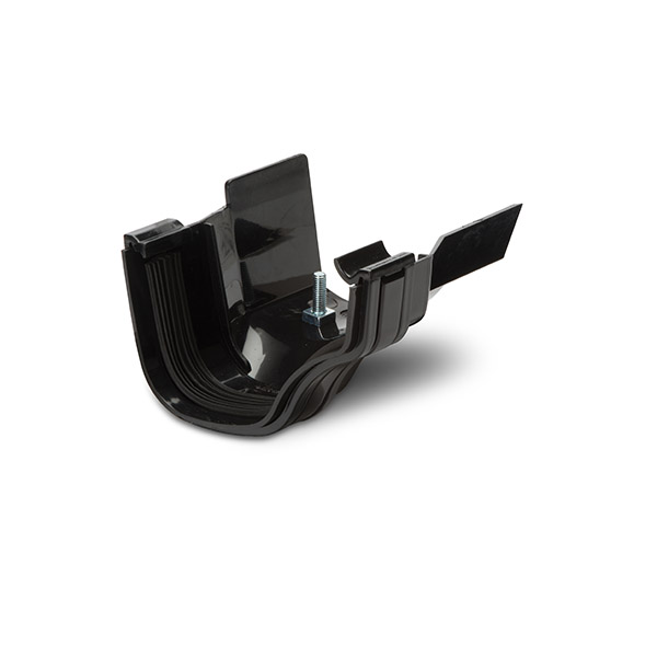 Polypipe 130mm Ogee Gutter Connector To Cast Iron Style Ogee Left Hand (ROG15B)