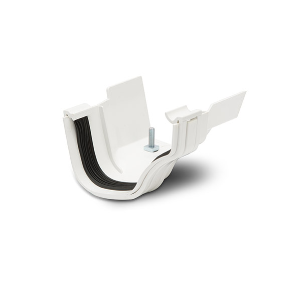 Polypipe 130mm Ogee Gutter Connector To Cast Iron Style Ogee Left Hand (ROG15W)