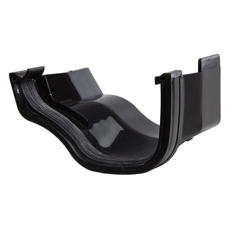 Polypipe 130mm Ogee Gutter Connector To Cast Iron Style Ogee Right Hand (ROG19B)