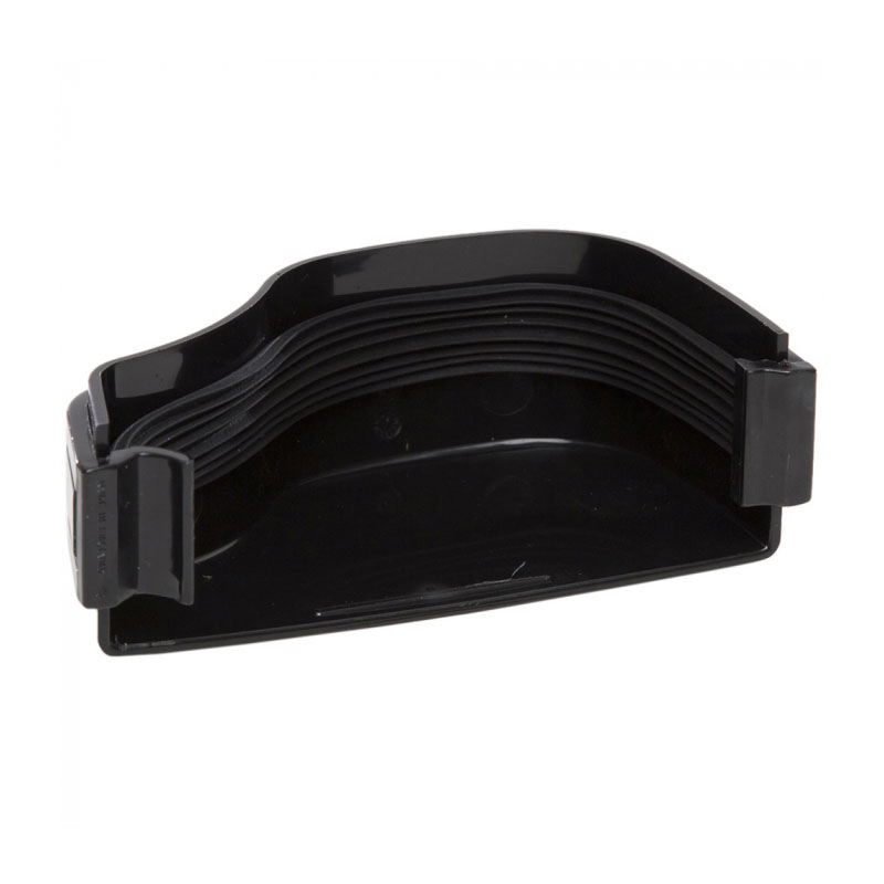 Polypipe 130mm Ogee Gutter Stop End External Right Hand (ROG17B)