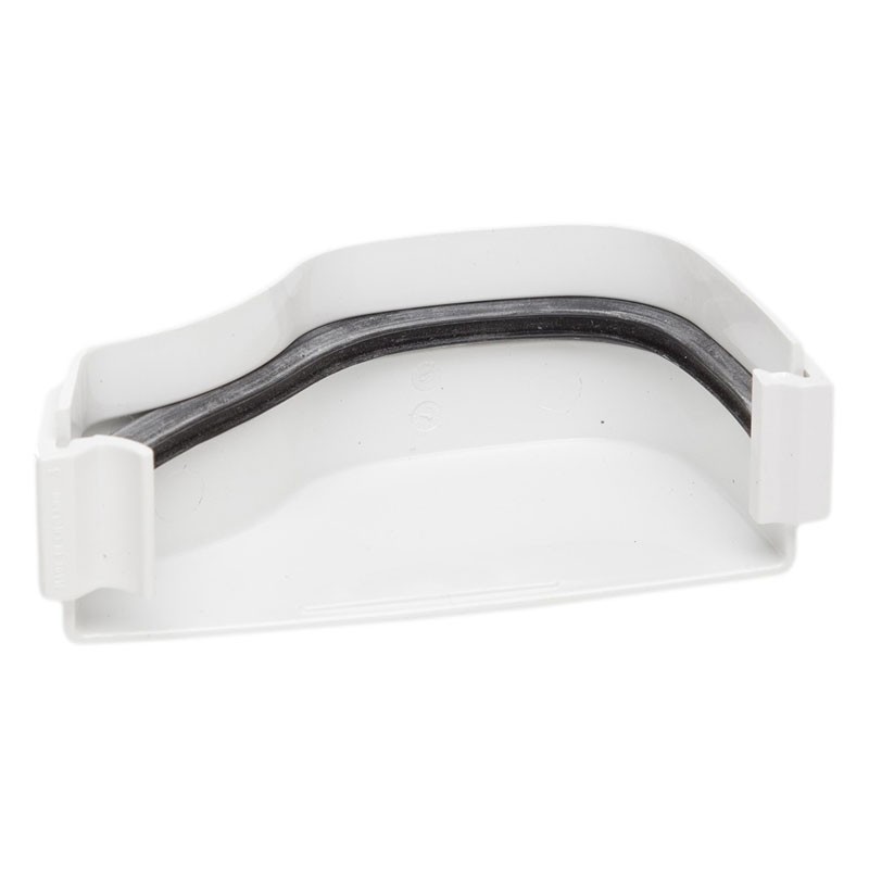 Polypipe 130mm Ogee Gutter Stop End External Right Hand (ROG17W)