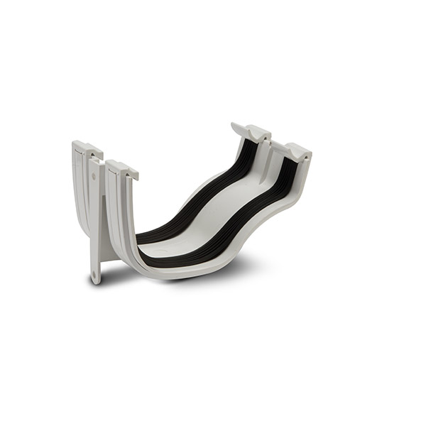Polypipe 130mm Ogee Gutter Union Bracket (ROG02W)
