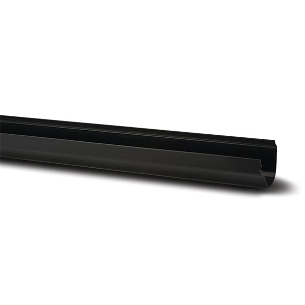 Polypipe 130mm X 2M Ogee Gutter Black (ROG00B)