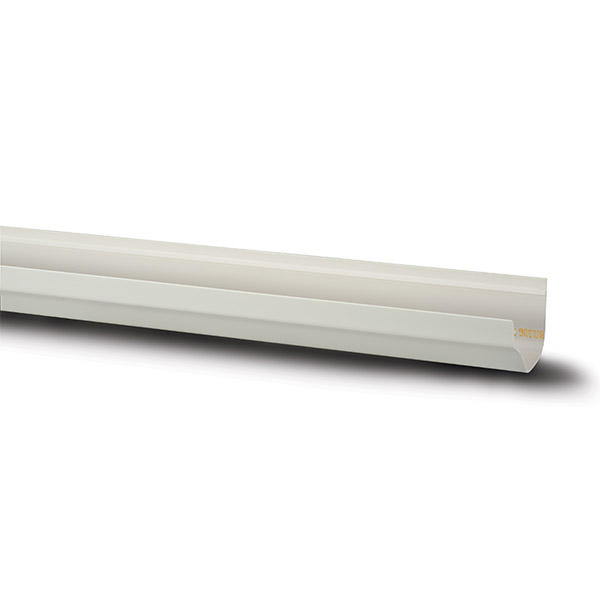 Polypipe 130mm X 2M Ogee Gutter (ROG00W)
