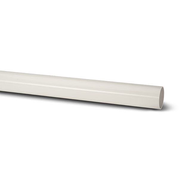 Polypipe 50mm X 2M Round Downpipe (RM350W)