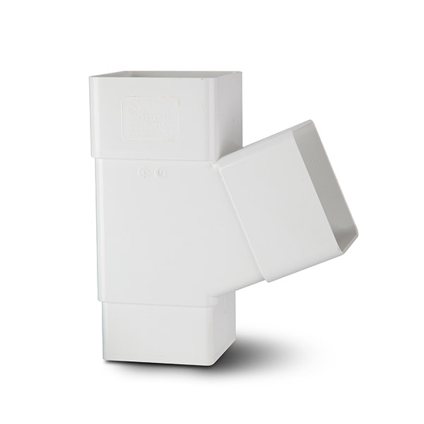 Polypipe 65mm 112.5° Square Pipe Branch (RS229) image 2