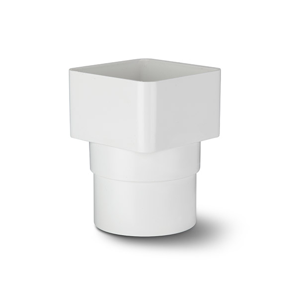 Polypipe 65mm Square /Round Downpipe Adaptor (RS231)