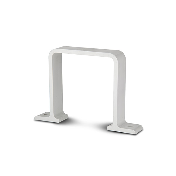 Polypipe 65mm Square Downpipe Bracket Flush (RS236) (Pack of 10)