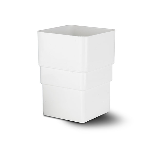 Polypipe 65mm Square Downpipe Connector (RS225)