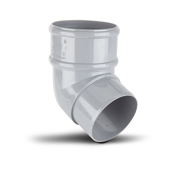 Polypipe 68mm X 112.5° Downpipe Offset Bend