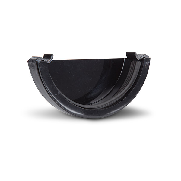 Polypipe 75mm Half Round Gutter Stop End External (RM307B)