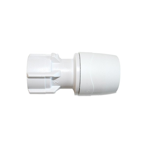 Polypipe Polymax Hand Tighten Tap Connector 15mm X 3/4 (Not Suitable For Central Heating) (MAX271534)
