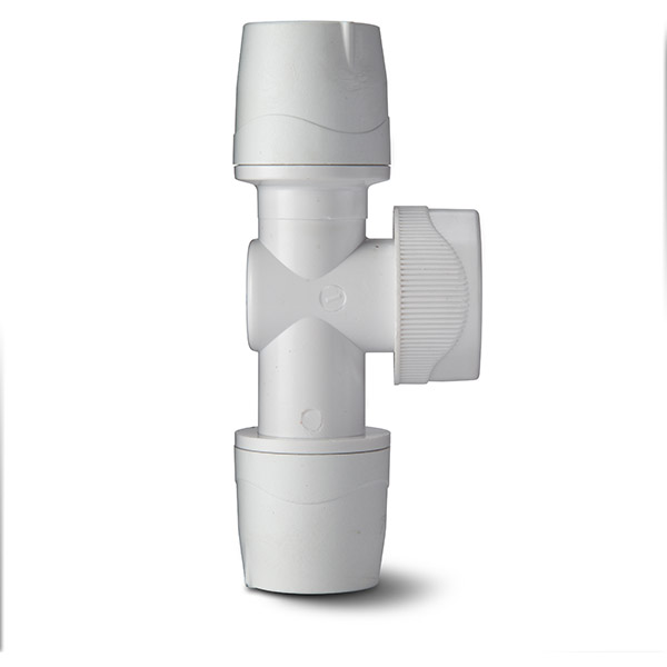Polypipe Polymax Shut-Off Valve 15mm X 15mm Warm/Cold (Not Suitable For Central Heating) (MAX5915)