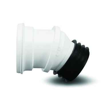 Polypipe SK56 - Kwickfit Swivel 0-30° 4In/110mm. Polypropylene. (SK56)