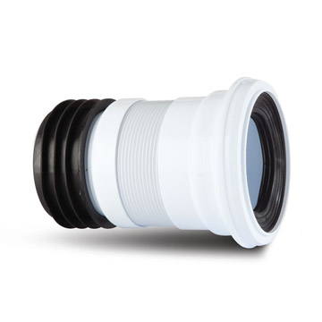 Polypipe SK58 - Kwickfit Flexible Pan Connector 4In/110mm. 200-350mm. (SK58)