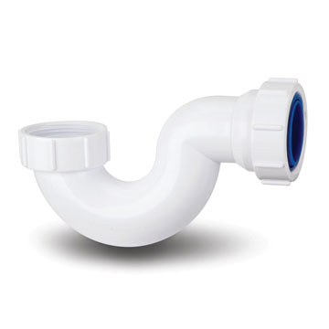 Polypipe WT58 - Bath Trap (20mm Seal) 40mm And Cleaning Eye. (WT58)