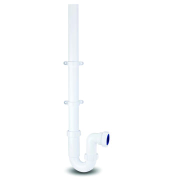 Polypipe WT59 - Washing Machinetubular Swivel Trap 'P' 32mm. 38mm Seal. (WT59)