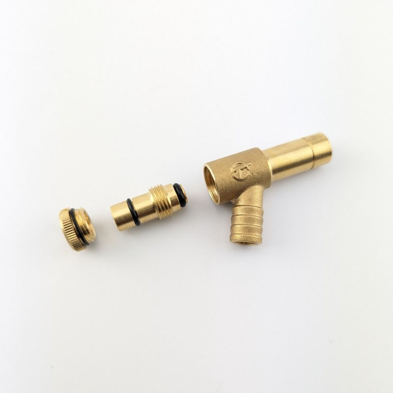 TESLA T-DOC Long Tail 15mm Drain-Off Valve Push-Fit Compatible (TDOCL) - 5 Pack