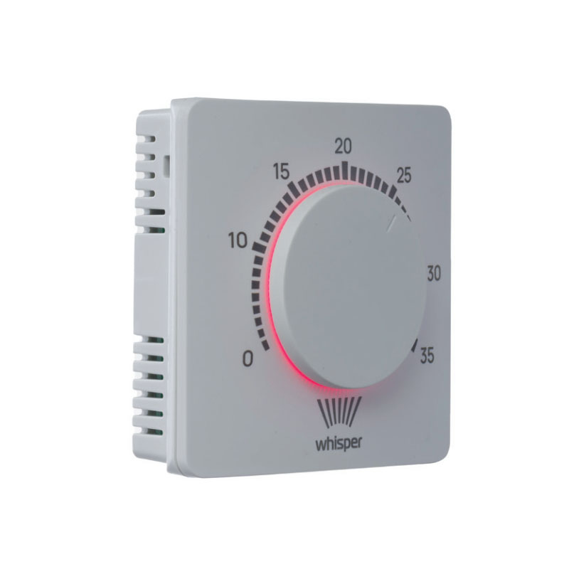 Whisper DT-430 Kinetic IW In-Wall Electronic Dial Thermostat