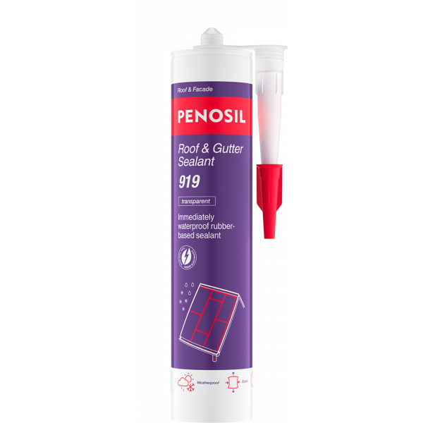 Penosil All Weather Roof & Gutter Sealant 919 - Clear (PE919CL)
