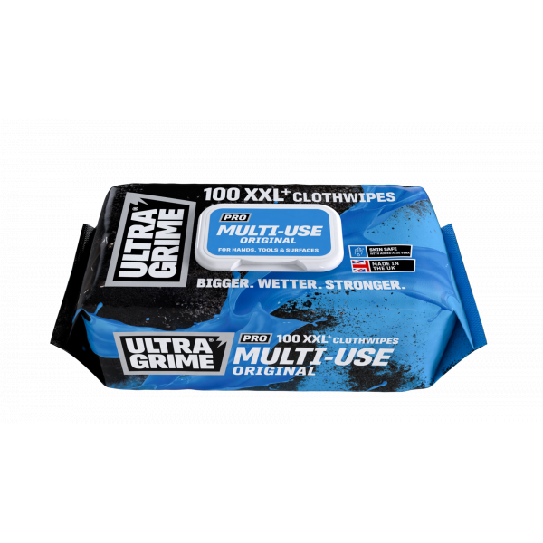 Ultragrime Pro Multiuse Clothwipes - Pack 100 Wipes (UGO100)