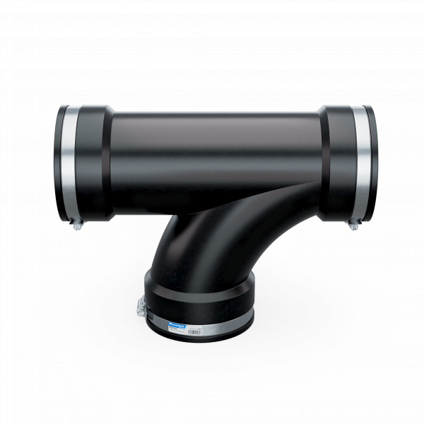Fernco PlumbQwik PVC Flexible Tee 105-116mm (4in) (FSPQT112)