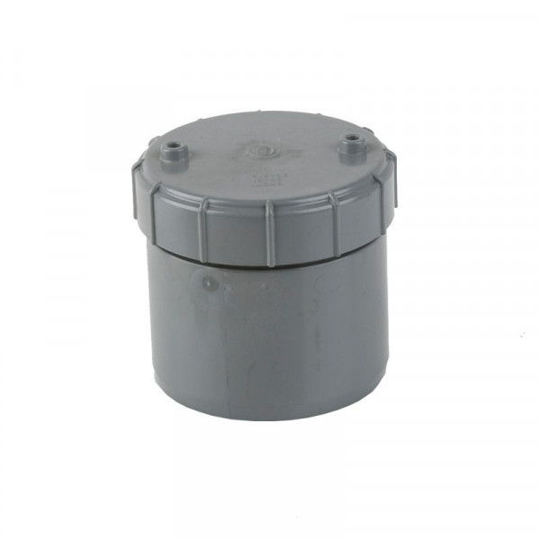Brett Martin Solv Rodding Access Stop End Plug - Grey (BS431G)