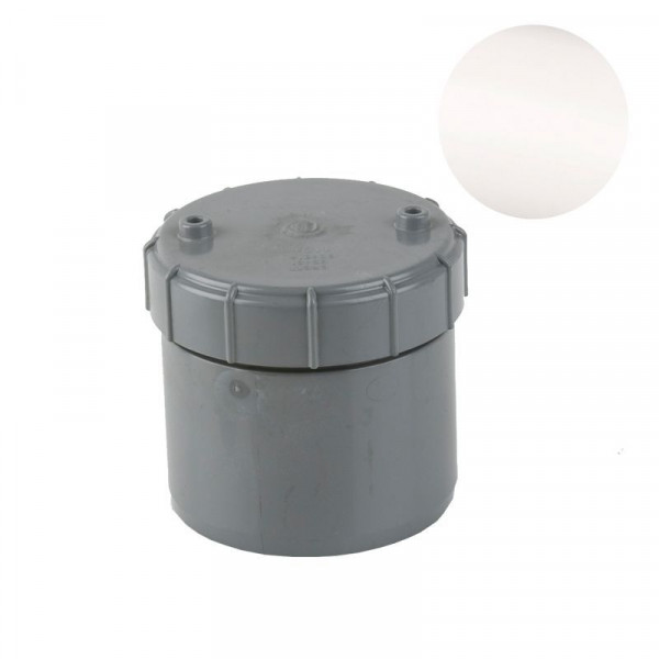 Brett Martin Solv Rodding Access Plug - White (BS431W)