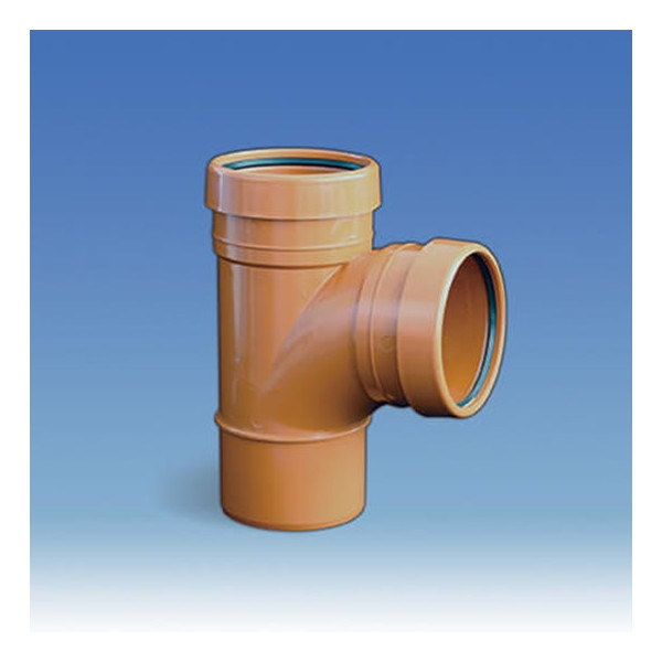 Plumin 110mm 87.5° Branch - Double Socket
