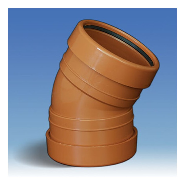 Plumin 110mm 30° Bend - Double Socket