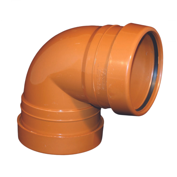 Plumin 110mm Ug Double Socket Knuckle 90° Bend