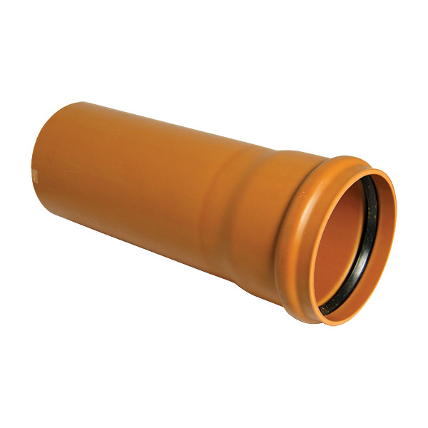 Floplast 110mm 6M Pipe - Single Socket (D146)
