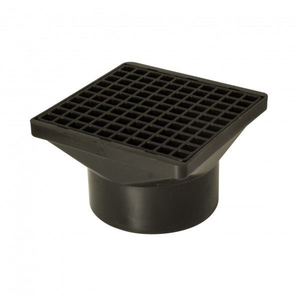 Floplast U/grd Square Hopper & Grid 160mm (D518)