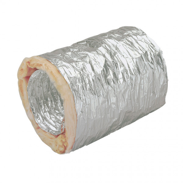 Domus Ep100 Round Aluminium Insulated Flexbile Hose 10M (DV4210)