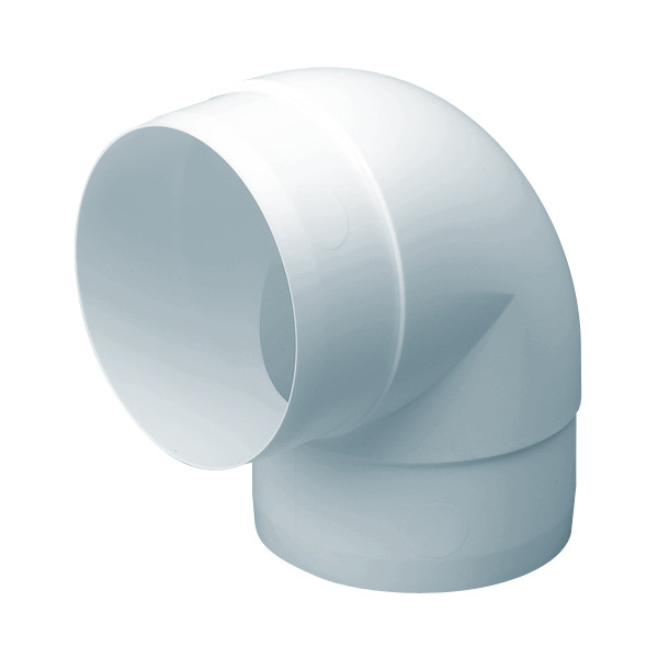 Domus Round Ep100 Rigid Duct 90* Horizontal Bend (DV490)