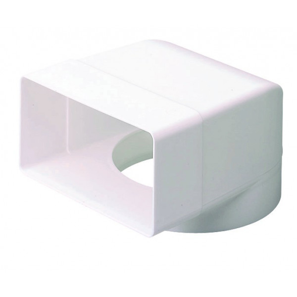 Domus Rigid Duct 90* Elbow Bend Spigot (DVDD040)