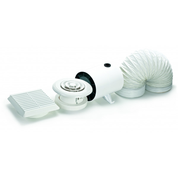 Domus B/p Shower Fan Pack C/w Timer (DVDVF802ET)